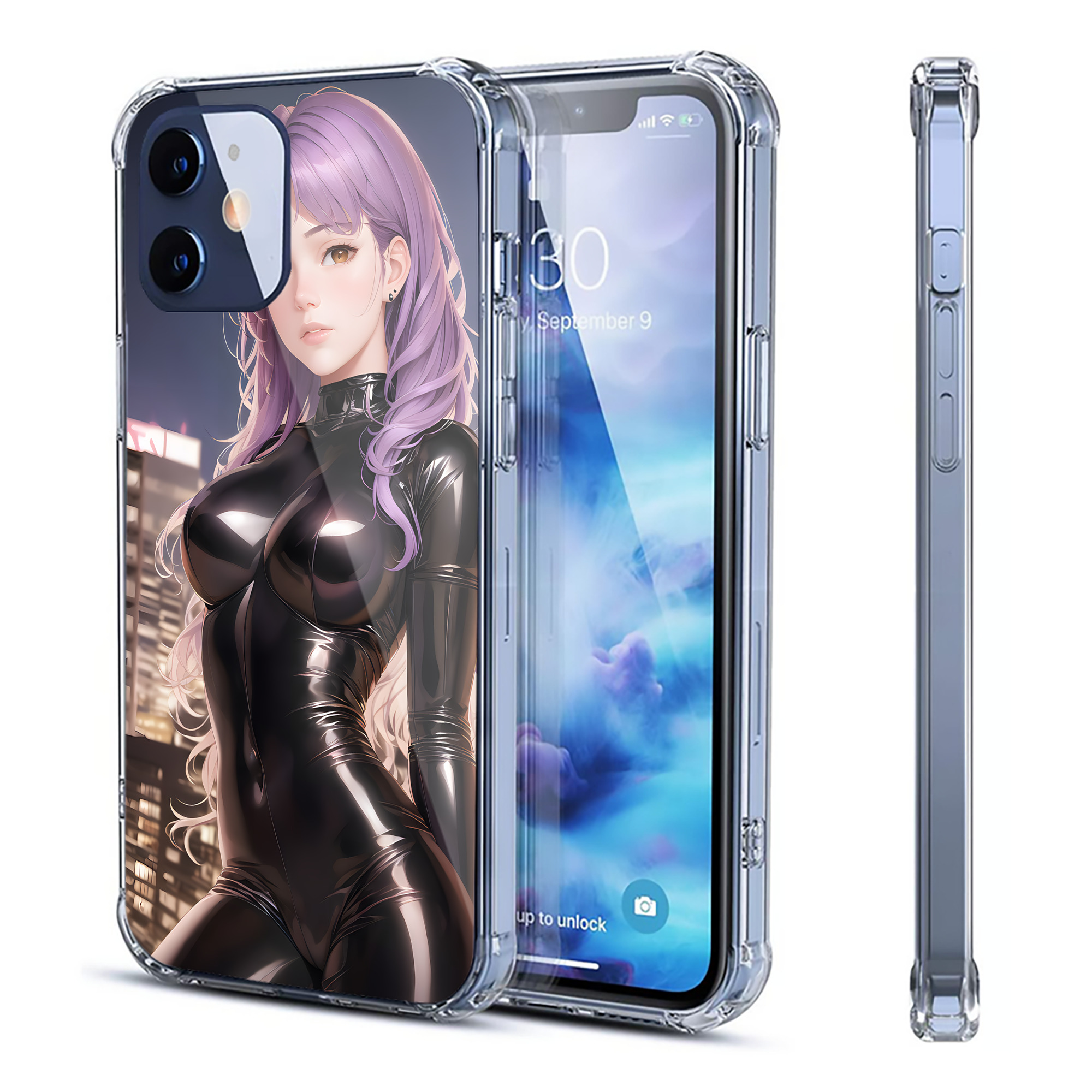 （画像用） EVA 新世紀エヴァンゲリオン 【iPhone 12シリーズ対応】透明スマホケース（クリアソフトケース）